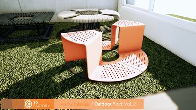 ArchViz Basics - Outdoor - Pack Vol.2 