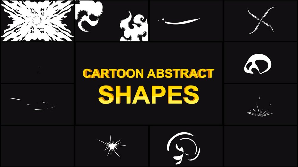 Cartoon Abstract Shapes 