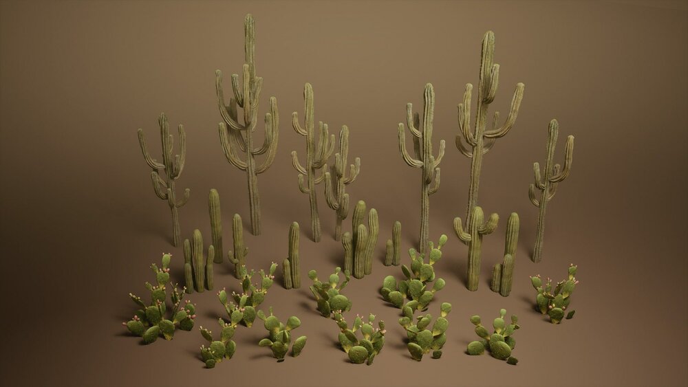 Foliage VOL.1 - Cactus (Nanite) 