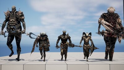 BlackMoon BOSS PACK 1 - 20+ Models Characters, Weapons and Items 