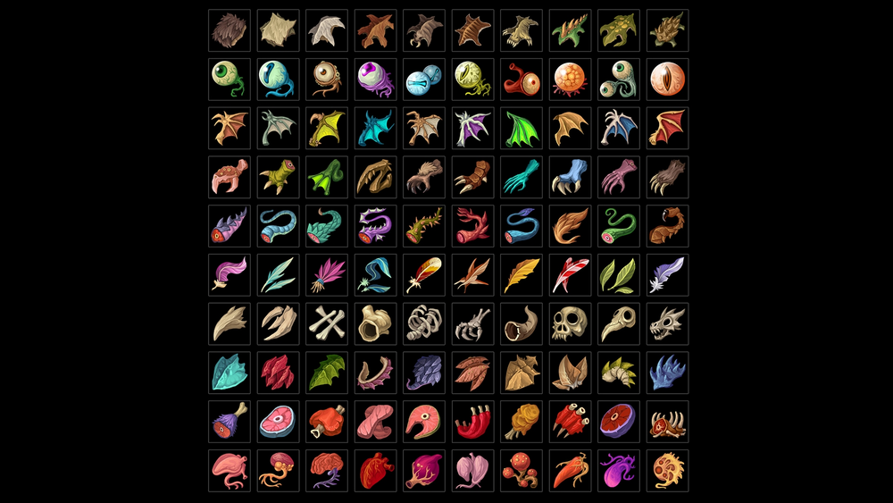 Monster Hunting Icons 