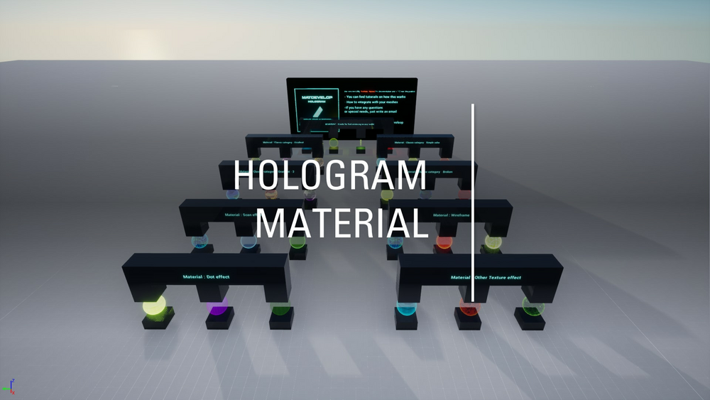 Hologram Material pack 