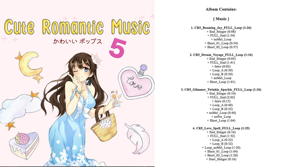 Japanese Kawaii and Fantasy Music Pack 