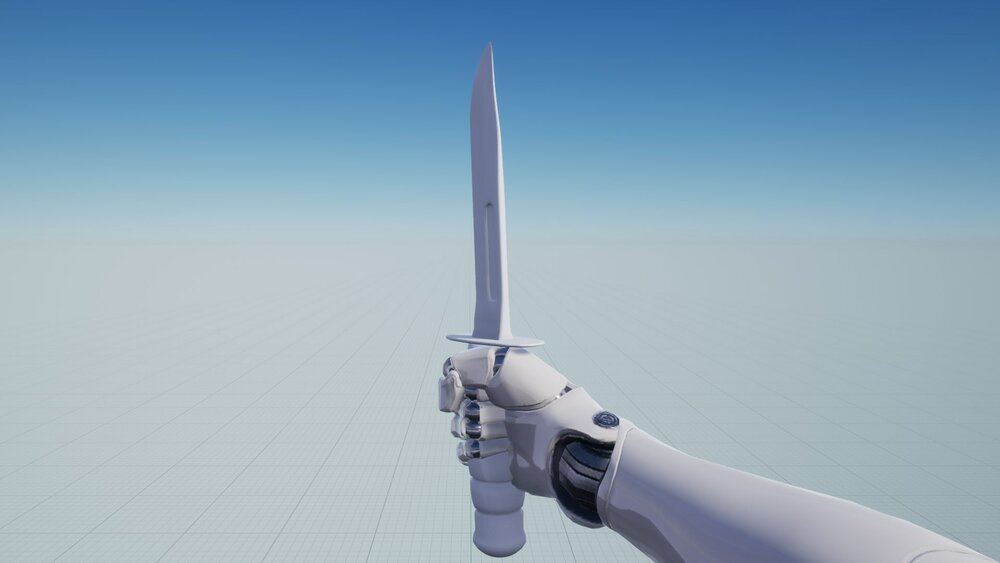 First Person Knife 