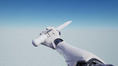 First Person Knife 