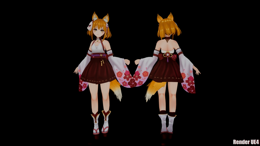 Anime Girl Fox 