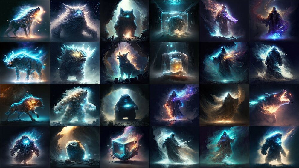 Galaxy Dust - Fantasy Creatures 2 - FPS / RPG / Icon Bundle 