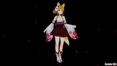 Anime Girl Fox 