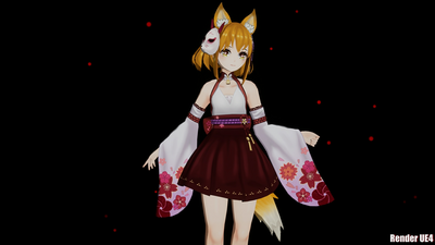 Anime Girl Fox 