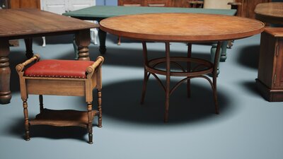 Suburbs VOL.3 - Retro Furniture (Nanite and Low Poly) 