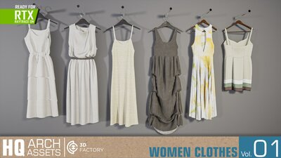 HQ Arch Assets / Women Clothes Vol.1 