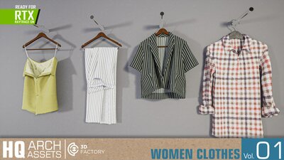 HQ Arch Assets / Women Clothes Vol.1 