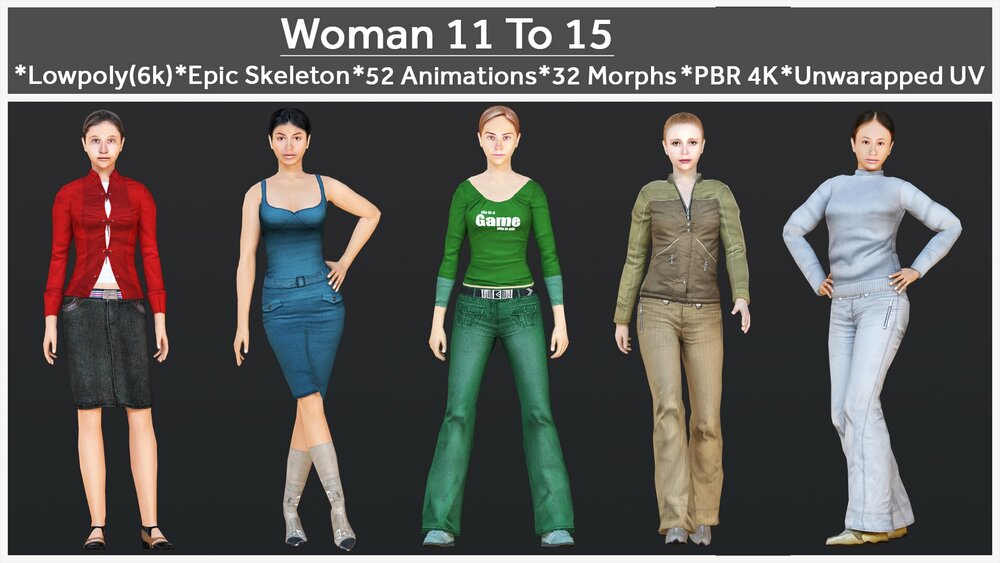 Woman 11 To 15 