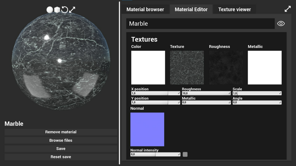 Runtime Material Creator 