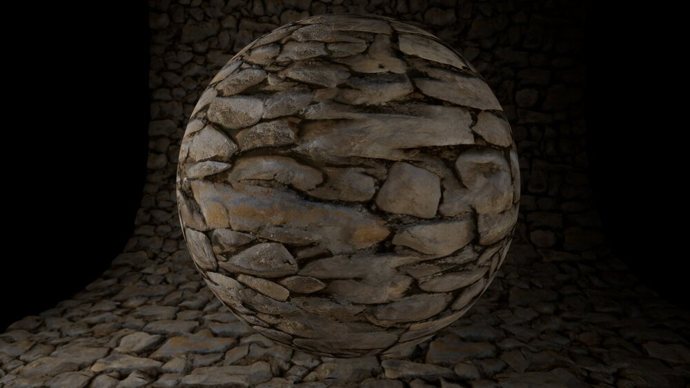 Stone Wall Material Pack 3 