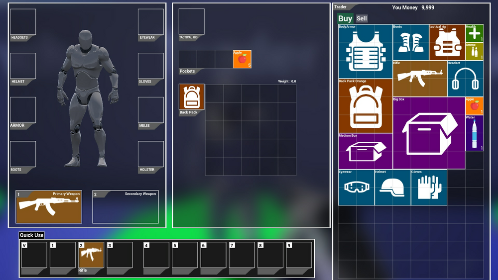 Inventory Grid 