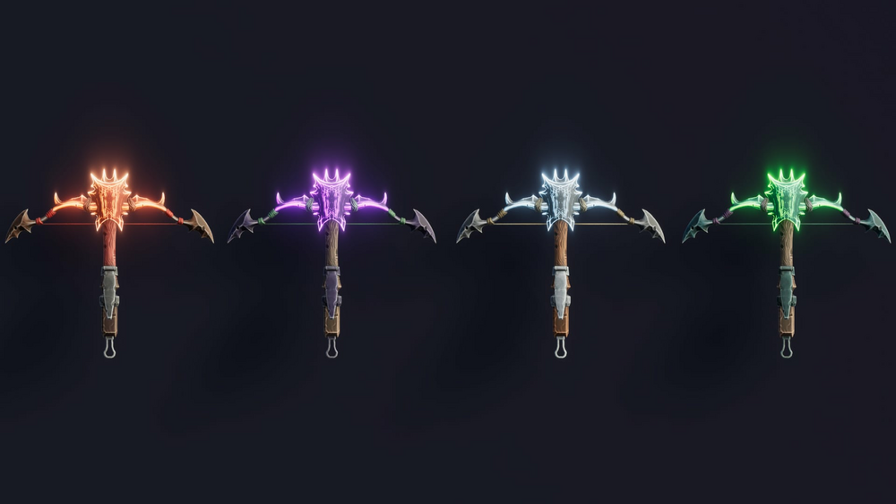 Stylized Bows & Crossbows - RPG Weapons 