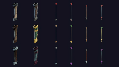 Stylized Bows & Crossbows - RPG Weapons 