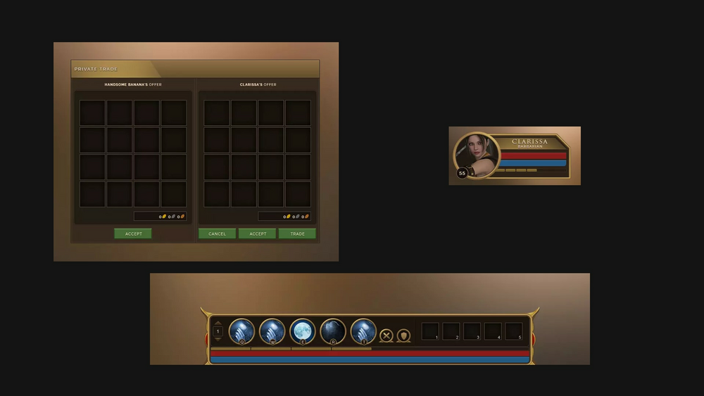 SIMPLE&CLEAN MMORPG FULL UI 