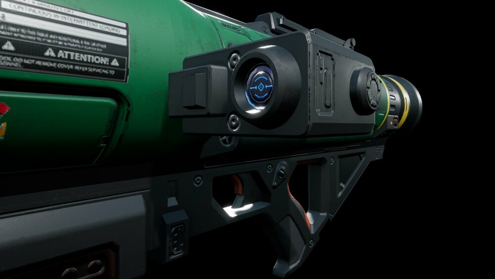 SciFi Rocket Launcher AK9 Playable 