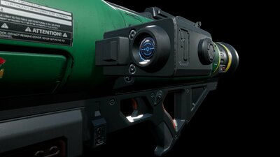 SciFi Rocket Launcher AK9 Playable 