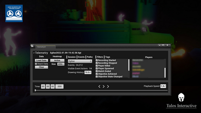 Game Telemetry and Heatmap Recorder 