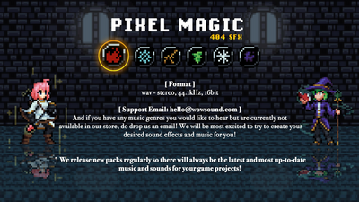 Pixel Magic Sound Effects Pack