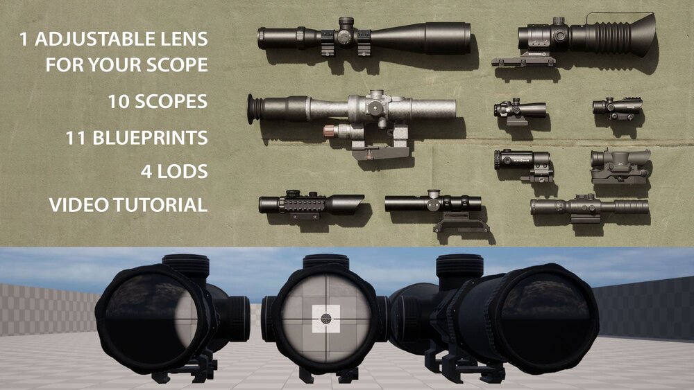 Realistic Advanced Scopes Pack 