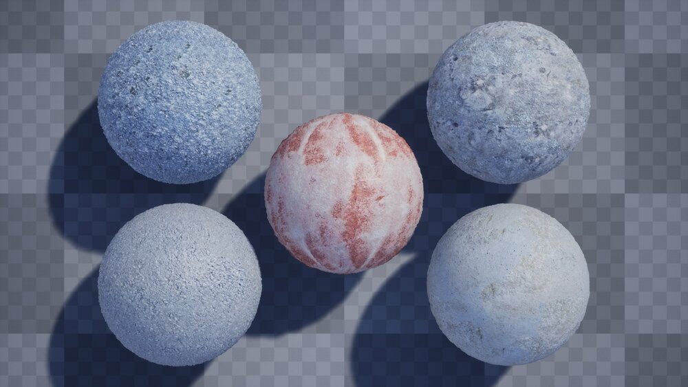 5 Concrete Materials 4K #1 