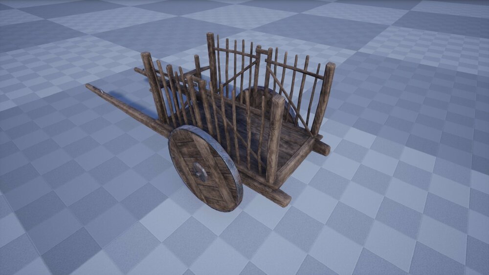 Medieval Wooden Carts 