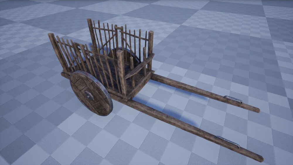 Medieval Wooden Carts 