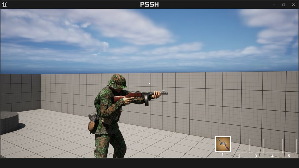 Ppsh-41 Submachine Gun 