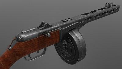 Ppsh-41 Submachine Gun 