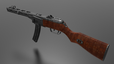 Ppsh-41 Submachine Gun 