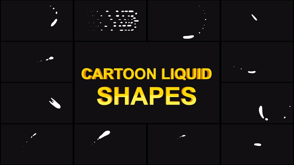 Cartoon Liquid Shapes 