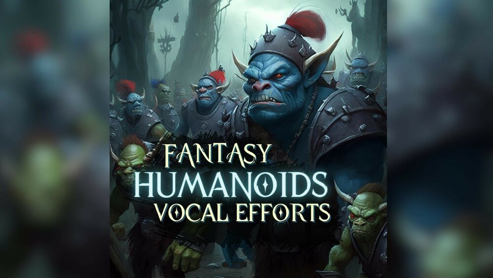 Fantasy Character Voices - Humanoid Vocal Efforts Sound Pack 