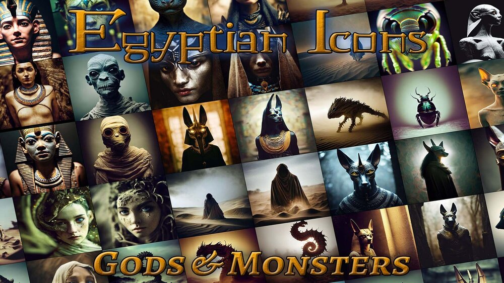 Egyptian Icons - Gods & Monsters - Fantasy RPG Historical 