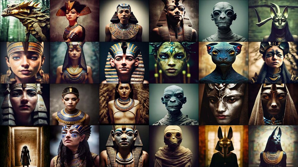 Egyptian Icons - Gods & Monsters - Fantasy RPG Historical 