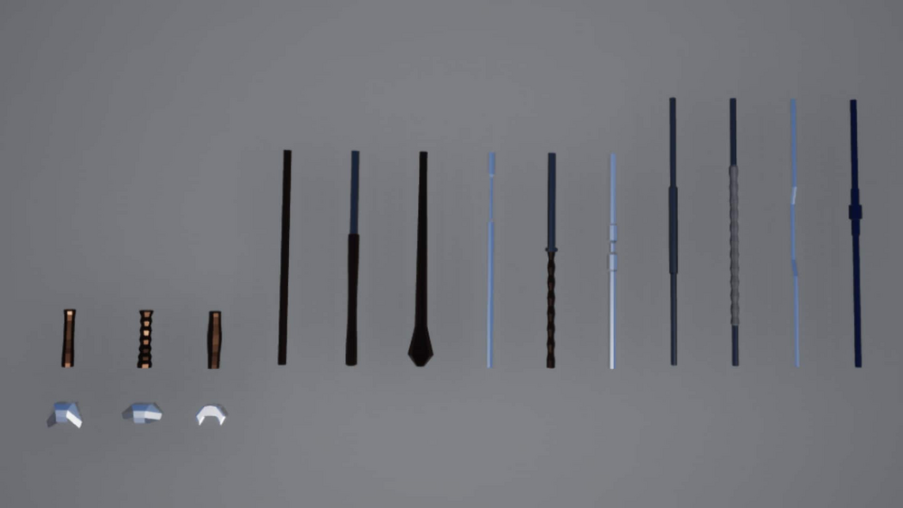 Low Poly Fantasy Melee Weapons Pack 1 