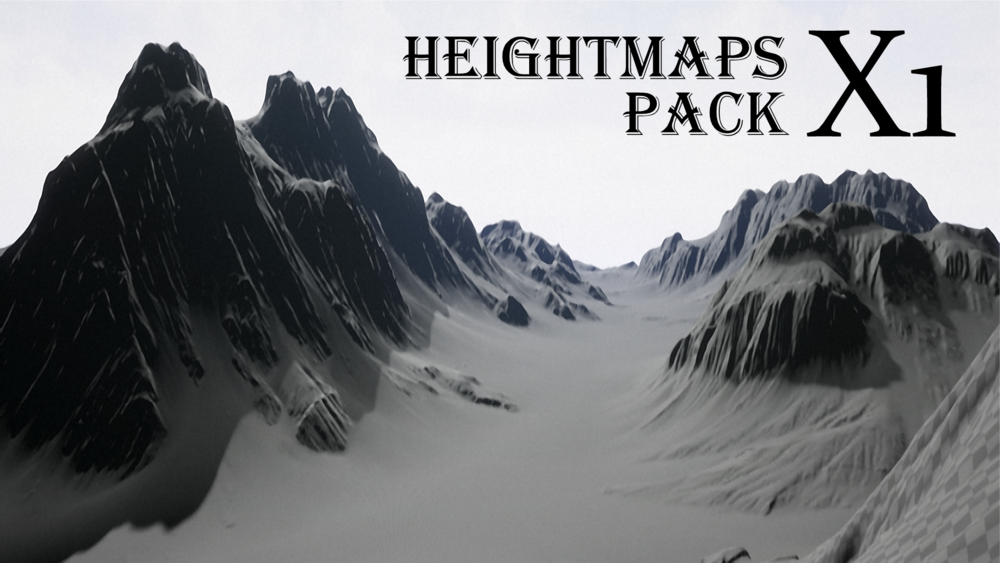 HeightMaps Pack X1 