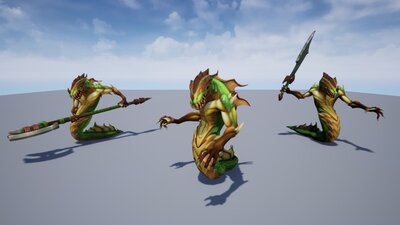 Stylized Fantasy Naga 