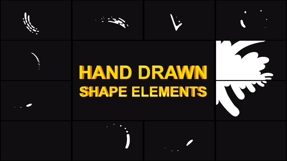 Hand Drawn Shape Elements 