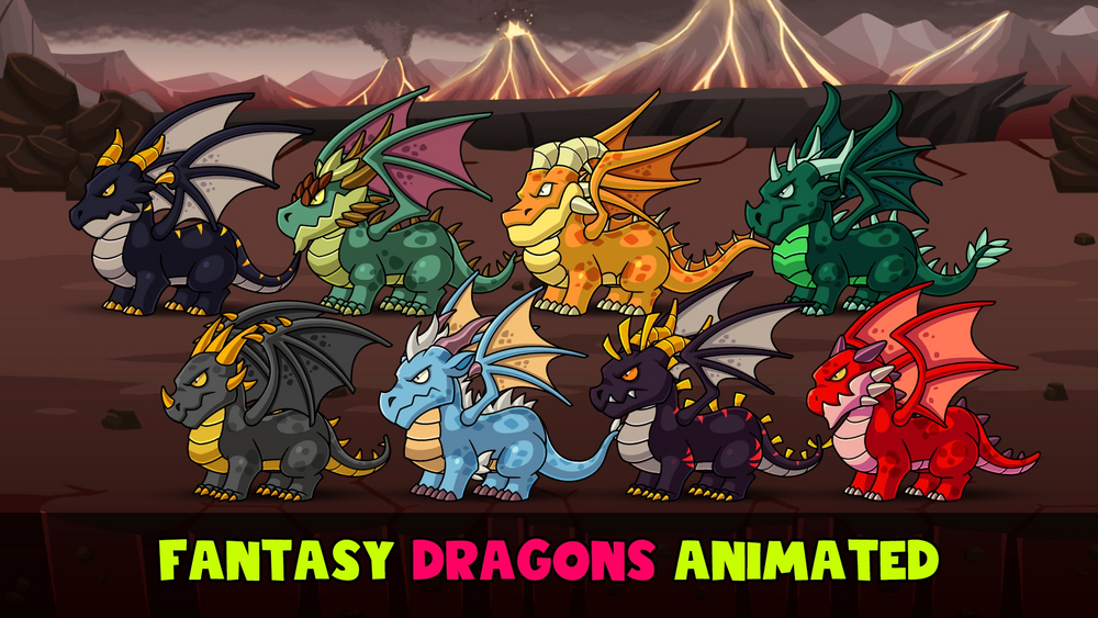 Fantasy Dragons Animated 