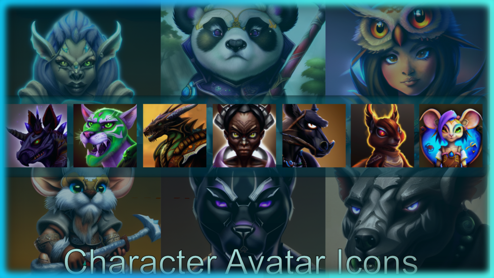 Character Avatar Icons 