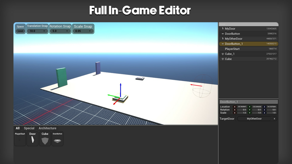 In-Game Level Editor 