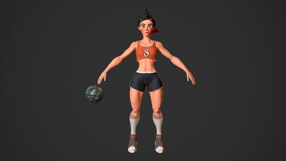 Basketball girl 