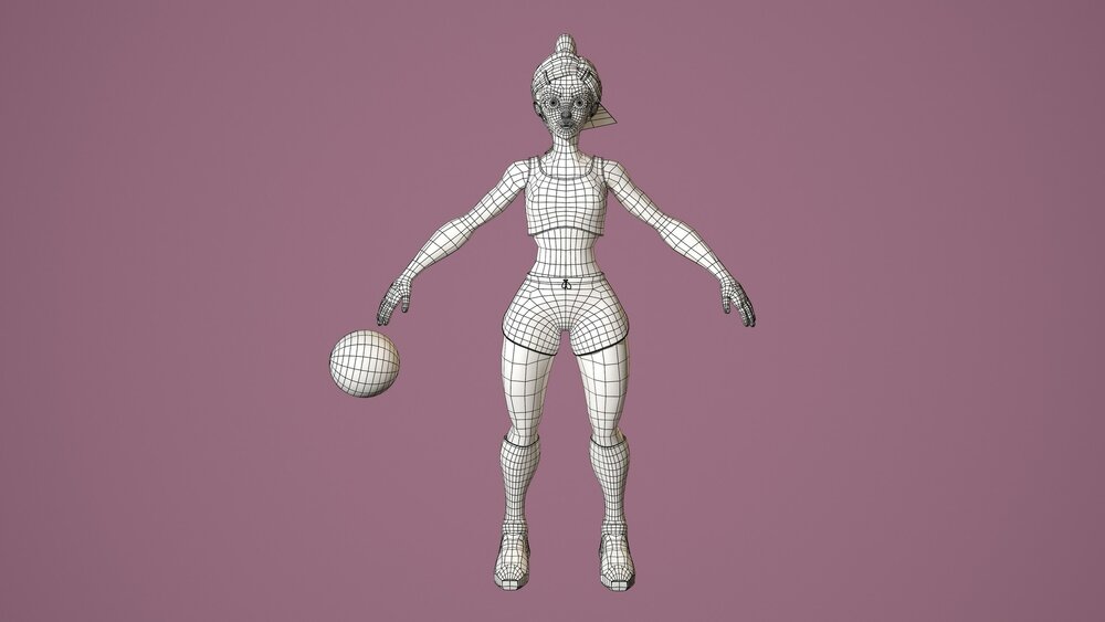 Basketball girl 