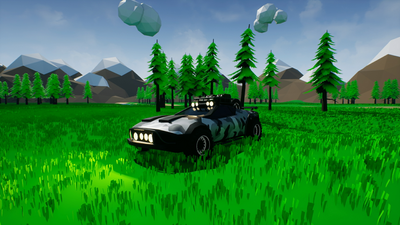 Low Poly Off Road Car 