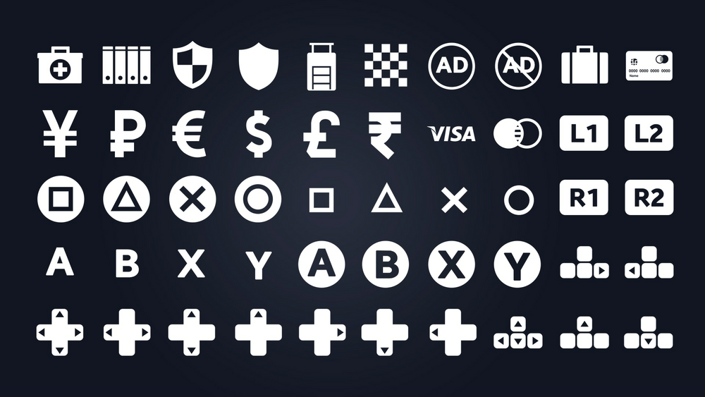 710+ Simple Flat Icons 