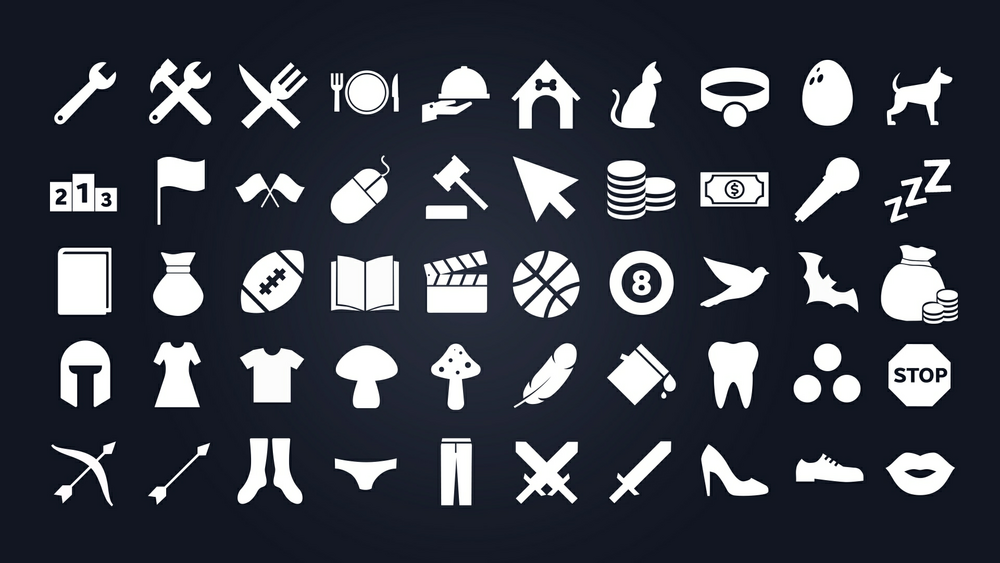 710+ Simple Flat Icons 